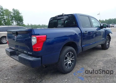 2022 Nissan Titan Sv 4X4 из США, поврежденный, VIN 1N6AA1EC2NN105737